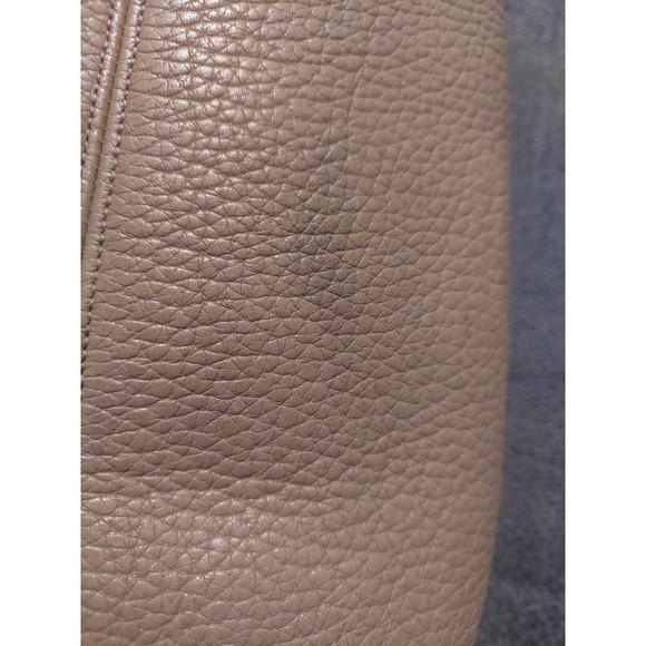 Vintage Dooney & Bourke Leather Satchel Bag Taupe Shoulder Purse No Charm - Picture 7 of 11
